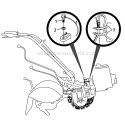 Page D Diagram and Parts List for 21A-682P766 2010 Troy-Bilt Tiller