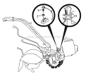 Page G Diagram and Parts List for 21A-682P766 2012 Troy-Bilt Tiller