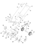 Part Location Diagram of 791-182673 MTD Switch Assembly (Positive)