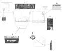 Part Location Diagram of 777D11004 Troy-Bilt Label-Tiller Handle Panel:Pony