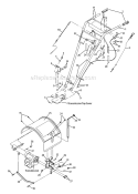 Page B Diagram and Parts List for 21AE662K766 2011 Troy-Bilt Tiller