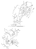 Page C Diagram and Parts List for 21AE662M066 2009 Troy-Bilt Tiller