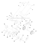 Page B Diagram and Parts List for 21AT144R766 2004 Troy-Bilt Cultivator