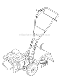 Page F Diagram and Parts List for 21C-64M1066 2009 Troy-Bilt Tiller