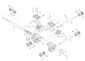 Page E Diagram and Parts List for 21C-64M1066 2010 Troy-Bilt Tiller