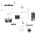 Page E Diagram and Parts List for 21C-65M1011 2009 Troy-Bilt Tiller
