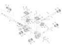 Page E Diagram and Parts List for 21C-65M1011 2010 Troy-Bilt Tiller