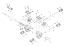 Page E Diagram and Parts List for 21C-65M1066 2010 Troy-Bilt Tiller