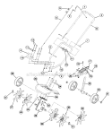 Page C Diagram and Parts List for 21CA144R966 2009 Troy-Bilt Cultivator