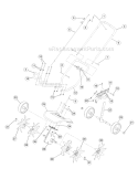 Part Location Diagram of 753-06050 MTD Throttle Cable