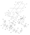 Part Location Diagram of 753-06063 MTD Gearbox Asm Cult