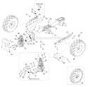 Page A Diagram and Parts List for 21D-644D211 2012 Troy-Bilt Tiller