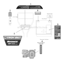 Page C Diagram and Parts List for 21D-644D266 2011 Troy-Bilt Tiller