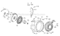 Page E Diagram and Parts List for 21D-64M1011 2012 Troy-Bilt Tiller