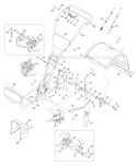 Page H Diagram and Parts List for 21D-64M1066 2012 Troy-Bilt Tiller