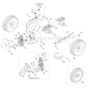 Page G Diagram and Parts List for 21D-65M1011 2012 Troy-Bilt Tiller