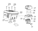 Page A Diagram and Parts List for 21D-65M1066 2011 Troy-Bilt Tiller