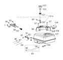 Page F Diagram and Parts List for 21D-65M1066 2011 Troy-Bilt Tiller