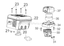 Page A Diagram and Parts List for 21D-65M1066 2012 Troy-Bilt Tiller