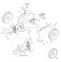 Page G Diagram and Parts List for 21D-65M1066 2012 Troy-Bilt Tiller