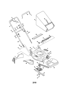 Part Location Diagram of 787-01593 Husky Engine Baffle Bracket