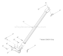 Page B Diagram and Parts List for 24A-424G063 2004 Troy-Bilt Chipper Shredder