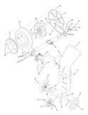 Part Location Diagram of 781-04181 Husky USE 781-04181B LEVER-BLOWER