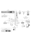 Page B Diagram and Parts List for 24AD597D766 LS33T 2008 Troy-Bilt Log Splitter