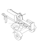 Page C Diagram and Parts List for 24BF572B711 LS27 2008 Troy-Bilt Log Splitter