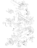 Page A Diagram and Parts List for 24BF572B766 LS27 2007 Troy-Bilt Log Splitter