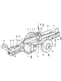Page B Diagram and Parts List for 258  Troy-Bilt Log Splitter