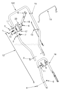 Page C Diagram and Parts List for 25A-553F063 2003 Troy-Bilt Edger