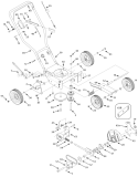 Part Location Diagram of 787-01239-0638 Husky BRACKET-WHEEL