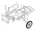 Part Location Diagram of 1902083 Troy-Bilt PANEL-RH W/TNUTS M26