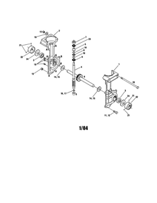 Part Location Diagram of 1983731 Husky BEARING-INPUT