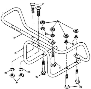 Part Location Diagram of 20665 Troy-Bilt Bumper