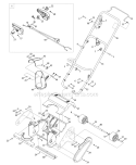 Part Location Diagram of 749-04721-0637 Troy-Bilt Handle, Upper