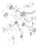 Engine Assembly 161-Jwa Diagram and Parts List for 31A-2M5A 2010 Troy-Bilt Snow Blower