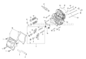 Part Location Diagram of 951-12628 MTD Cylinder Head Assembly