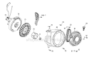 Flywheel /Recoil Starter Diagram and Parts List for 31A-2M5E711 2011 Troy-Bilt Snow Blower