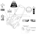 Quick Reference Diagram and Parts List for 31A-2M5E711 2011 Troy-Bilt Snow Blower