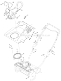 Label Map Diagram and Parts List for 31A-2M5E711 2011 Troy-Bilt Snow Blower
