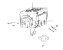Drive System and Auger Assembly Diagram and Parts List for 31A-2M5E766 2011 Troy-Bilt Snow Blower