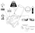 Quick Reference Diagram and Parts List for 31A-2M5E766 2011 Troy-Bilt Snow Blower