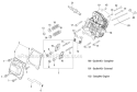 Cylinder Head Diagram and Parts List for 31A-2M5E766 2012 Troy-Bilt Snow Blower