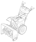 Quick Reference Diagram and Parts List for 31AH55Q5766 2011 Troy-Bilt Snow Blower