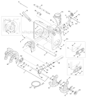 Auger & Auger Housing Diagram and Parts List for 31AH55Q5766 2011 Troy-Bilt Snow Blower
