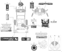 Label Map Diagram and Parts List for 31AH55Q5 2010 Troy-Bilt Snow Blower