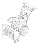 Quick Reference Diagram and Parts List for 31AH55R5711 2012 Troy-Bilt Snow Blower