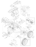 Part Location Diagram of 634-04136 MTD Wheel comp-lh